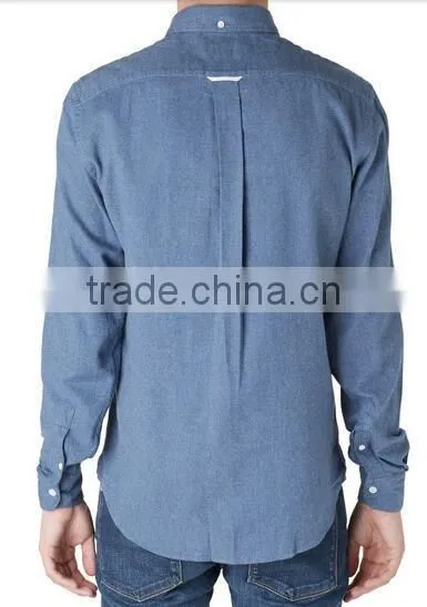2016 100% Cotton Mens Casual Slim Fit Dress Shirts Latest Shirt Designs for Men photo-6