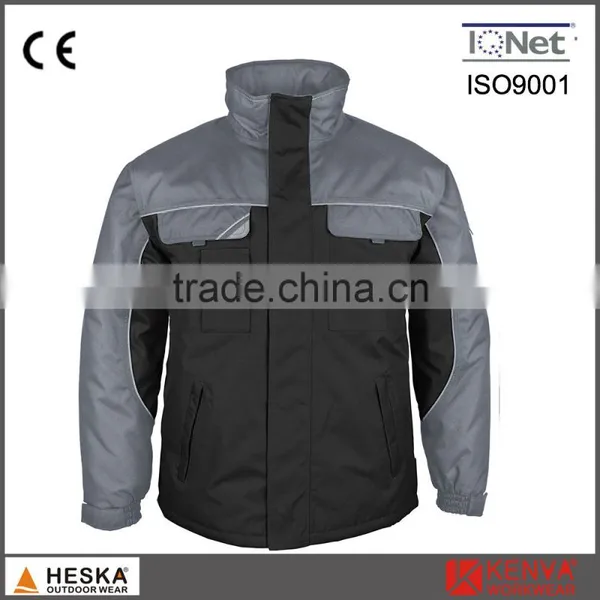 EN343 Custom Work Wear Mens Waterproof Winter Parka Jacket With Seam Tape photo-2