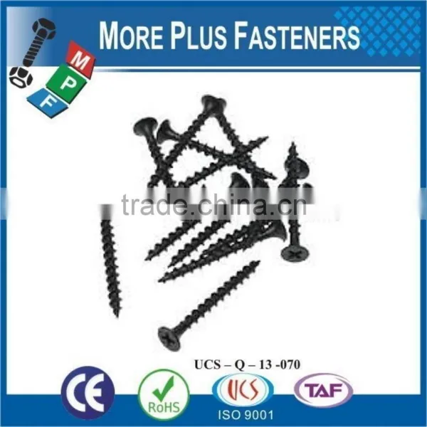 Made in Taiwan Carbon Steel Phillips Bugle Head Gray Phosphate Sharp Point Drywall Screw photo-2