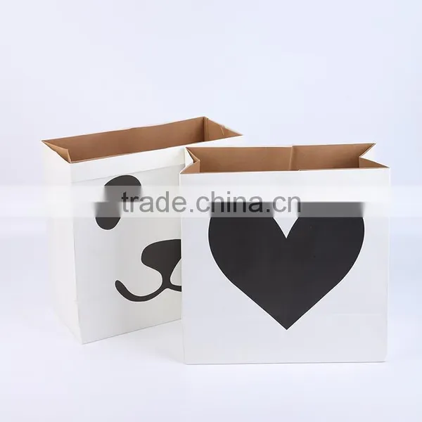 Popular Animal Cartoon Cute Heavy Kraft Bag Kids Toy Storage Bag photo-3