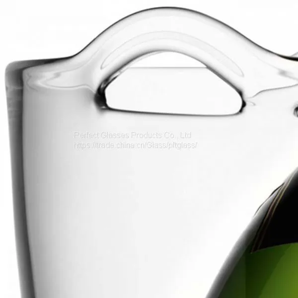 Factory Price Custom Made Crystal Glass Champagne Ice Bucket photo-2