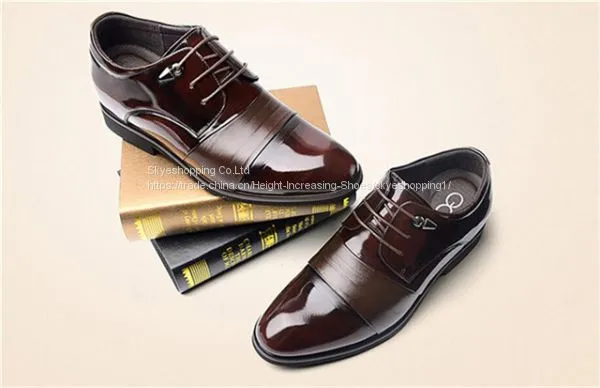 Mens Height Increasing Elevator Shoes for Wedding Formal Dress photo-3