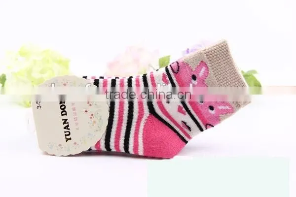 Autumn&winter High Quality 100%cotton Children Terry Thick Socks photo-5