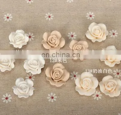 26125 23mm Fashion Cartoon Polymer Clay Flower Beads photo-3