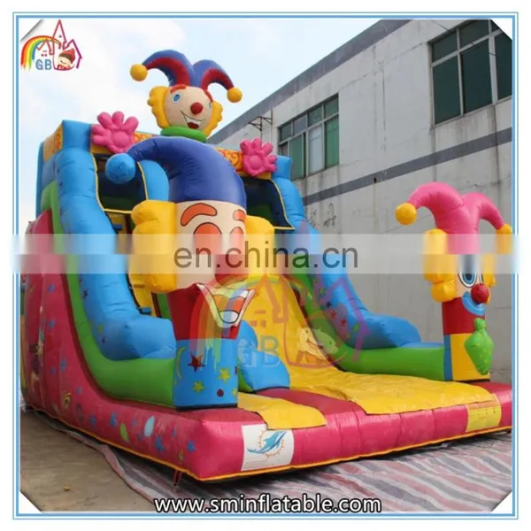 Factory Price Inflatable Cartoon Slide,colorful Inflatable Bounce Slide,inflatable Clown Slide for Kids photo-3