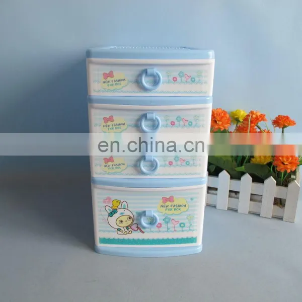 2014 new product decorative 4 layer plastic drawer