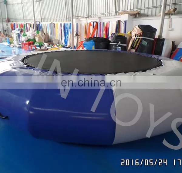 Cheap 14ft Round Inflatable Water Trampoline/water Blob Jump Trampoline photo-2