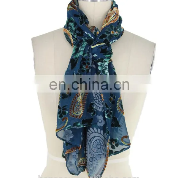 Customized High Quality Pink Floral Printed Scarf For Cute Women photo-4