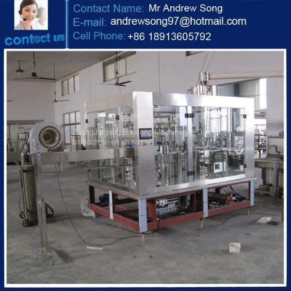 Carbonated Beverage Filling Machine / Complete Carbonated Soft Drink Production Line photo-2
