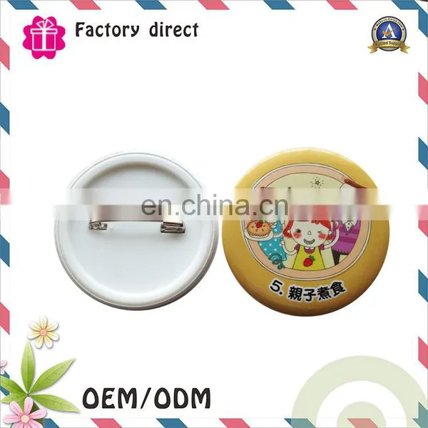 Cheap Blank Tinplate Button Pins Material Wholesale Custom Metal Badge Buttons photo-2