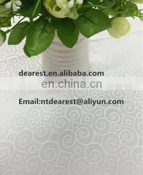 Wedding Hotel Round Jacquard Table Cloth photo-2