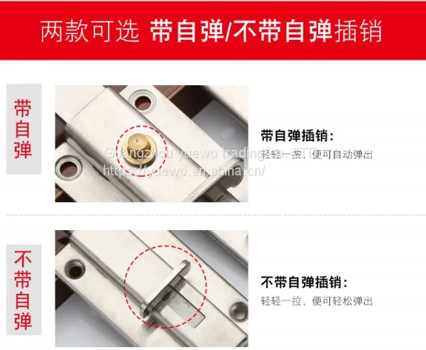 Automatic Multi - Specification Self - Elastic Stainless Steel Bolt Without Self - Elastic Door and Window Hardware Acce photo-5