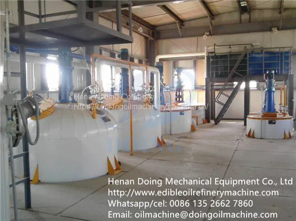 20-50tpd Big Capacity Semi-continuous Soybean Oil Refining Machine photo-2