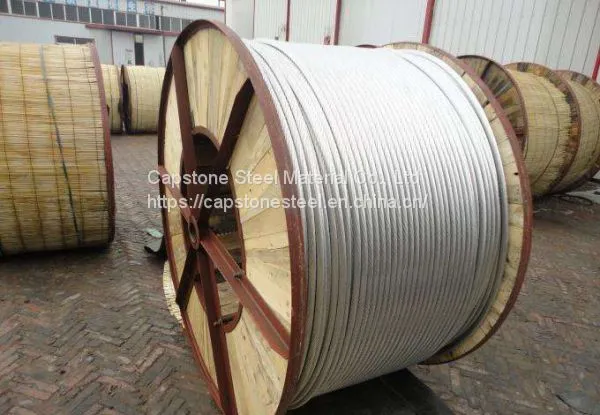 ASTM A416 LRGalvanized Pc Post Tension 7 Wire Low Relaxation Galvanized Pc Strand photo-2