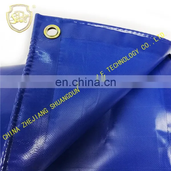 Blue Waterproof PVC Vinyl Plastic Canvas Tarpaulin Tarps by 100% Waterproof