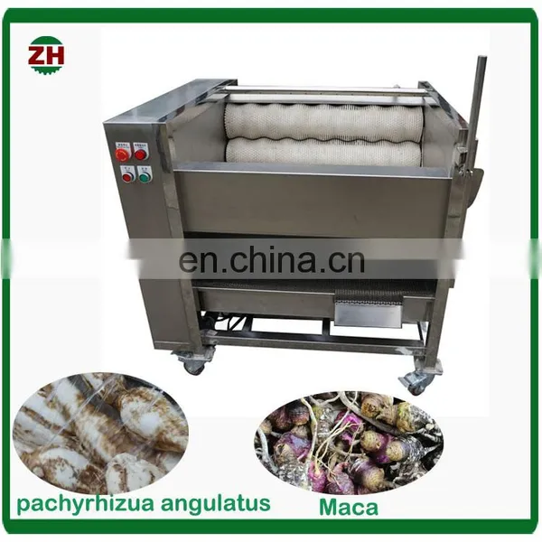High Output Maca Dendrobe Washing Machine Yam Onion and Sweet Potato Peeling Machine photo-7