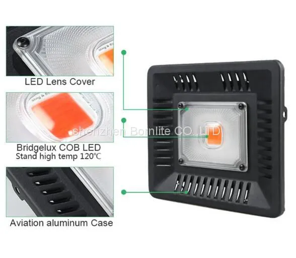 Grow Full Spectrum 50W 100W 150W Led Flood Light Supplement Light Indoor Graden Light Aeroponics Lights photo-2
