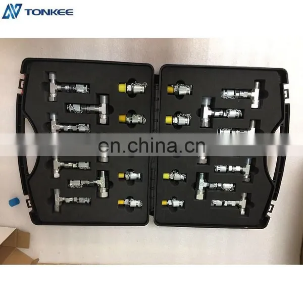 Hydraulic Pressure Test Point Fittings High Pressure Pipe Adaptor Hydraulic Fittings