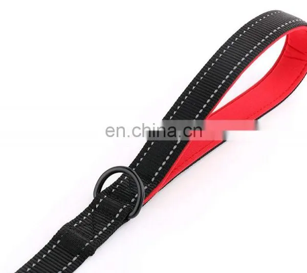Heavy Duty Dog Leash Traffic Padded Double Handles Lead for Control Safety Training - Leashes for or Large Dogs or Medium Dogs photo-4