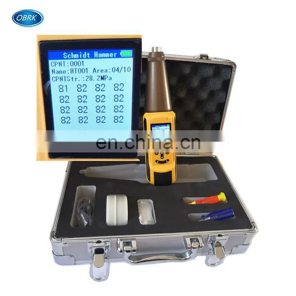 Digital Concrete Rebound Test Hammer With NDT Concrete Compressive Strength Testing Machine Measuring Range 10 to 60MPa photo-3
