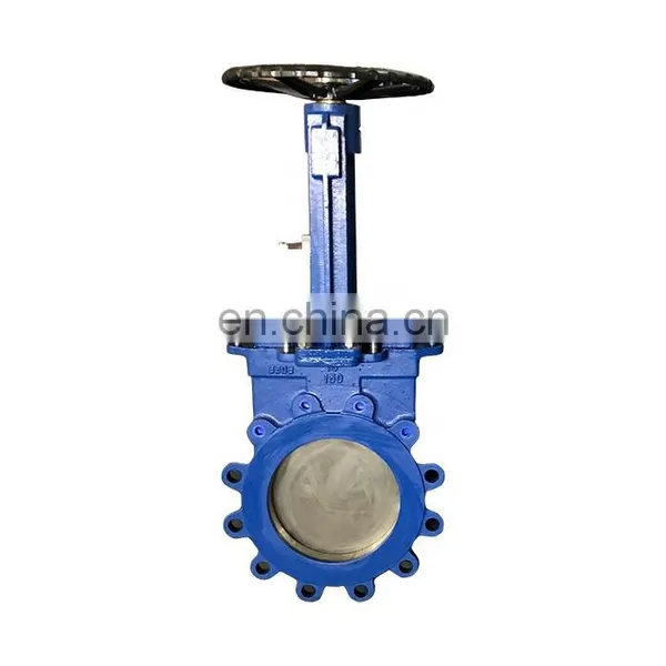 DN100 Ductile Cast Iron Pneumatic Knife Gate Valve PN10 photo-5