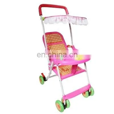 Rattan Baby Stroller Super Light Foldable Infant Pram Pushchair photo-4