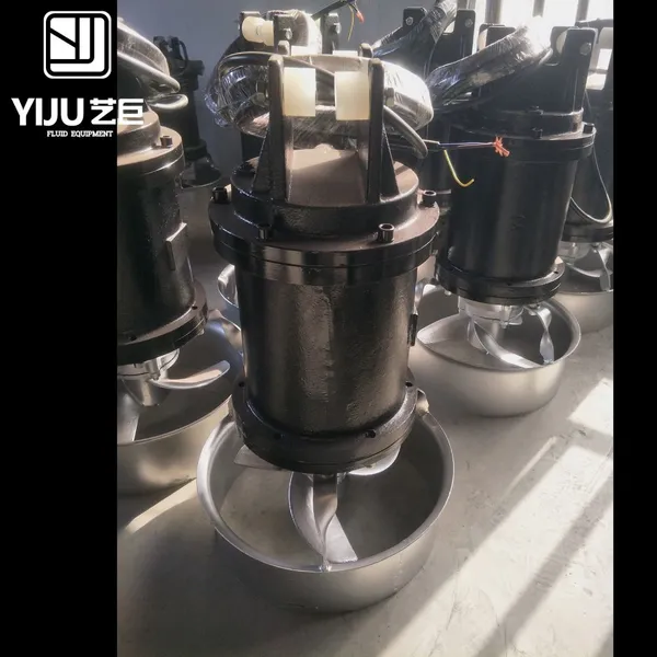 QJB Submersible Mixer / Underwater Thruster / Liquid Agitator （Stainless Steel or Cast Iron） photo-3