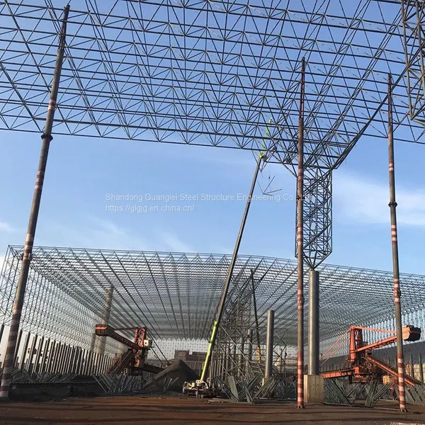 Factory Price Steel Structure Space Frame Light Steel Coal Storage Grid Steel Structure Stadium photo-4