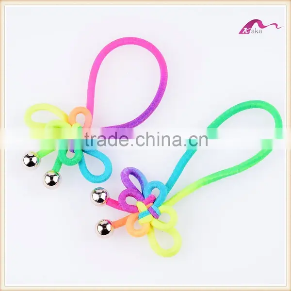 Wholesale Chinese Knot Elastic Hair Ponytail Holder For Girls Accessories photo-2