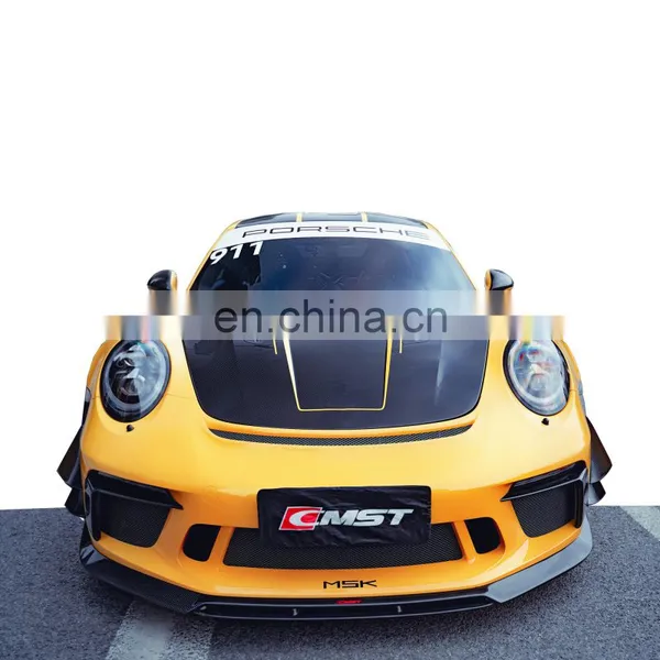 Brand New CMST Design Carbon Fiber Front Lip Side Skirt Rear Diffuser Rear Fender Vent for Porsche Carrare 911 991 GT3