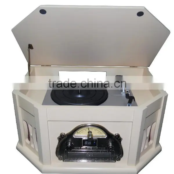 Gramophone Cd/cassette Player,multiple Record Player,bluetooth Vinyl Record Player