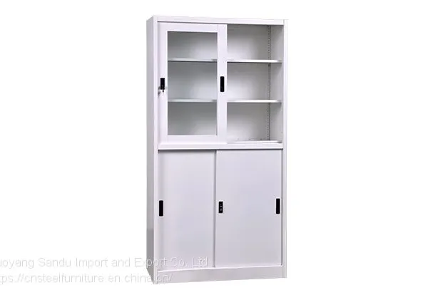 Office Use Sliding Door Steel Storage Cabinet photo-2
