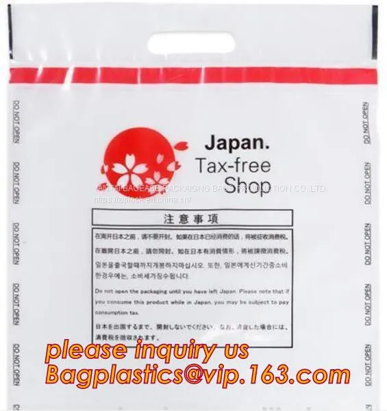 Icao Stebs, Airport Duty Free Shop Tamper Evident Bags ICAO STEBs, ICAO STEBs Duty Free Shopping Bags, Bagplastics, Bagese photo-3
