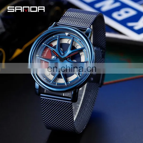 SANDA 1025 Customized Oem Men Watch Man Luxury Japan Quartz Movt Classic Stainless Steel Mens Brand Watches photo-2