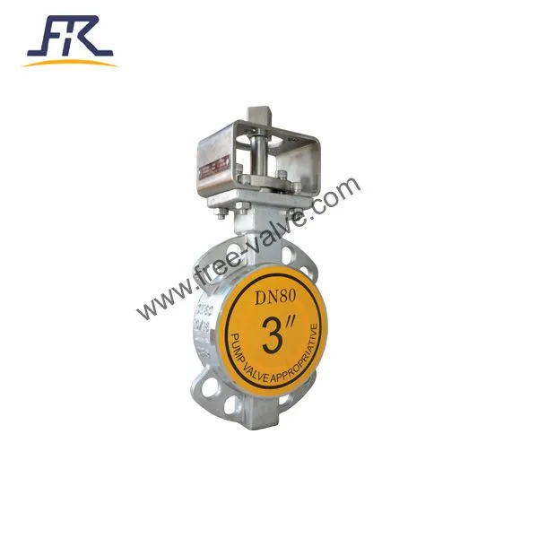 DN80 PN16 Ceramic Lined Butterfly Valve photo-5