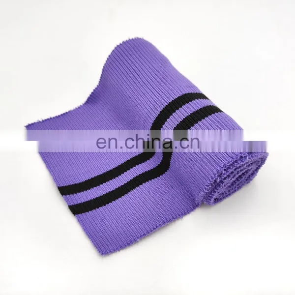 Besr Quality Polyester 1x1 2*2 Flat Rib Cuff Knitting High Quality Rib Hem photo-4