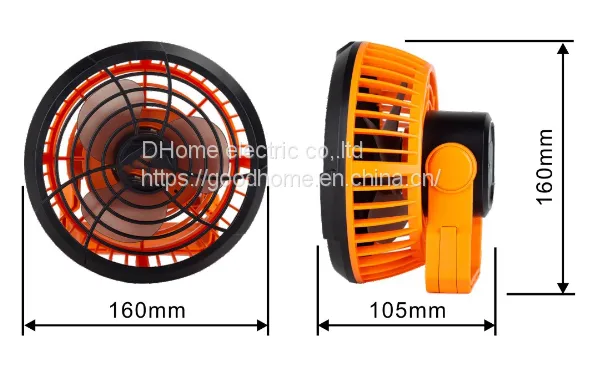 Camping Fan Light Tent Wall Hanging Electric Fan Portable USB Charging Small Fan Outdoor Camping Fan（Wechat:13510231336）