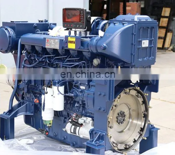 Weichai WP13C450-18E121 330kw/450hp/1800rpm Series Weichai Diesel Marine Engine photo-2