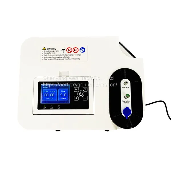 Small 5l Portable Oxygen Concentrator Home Use Oxygen Concentrator photo-2