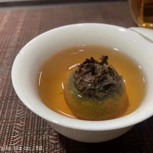Tianma Xiaoqing Citrus Xinhui Picking Citrus Orange Peel and Pu'er Cooked Tea photo-3