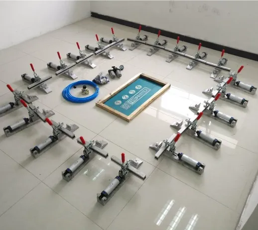 Pneumatic Stretchers for Screen Tensioning With Individual Clamps photo-4