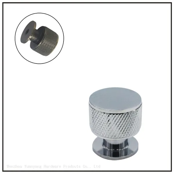 Chrome Plated Dresser Knob Furniture Kitchen Cabinet Knobs photo-2