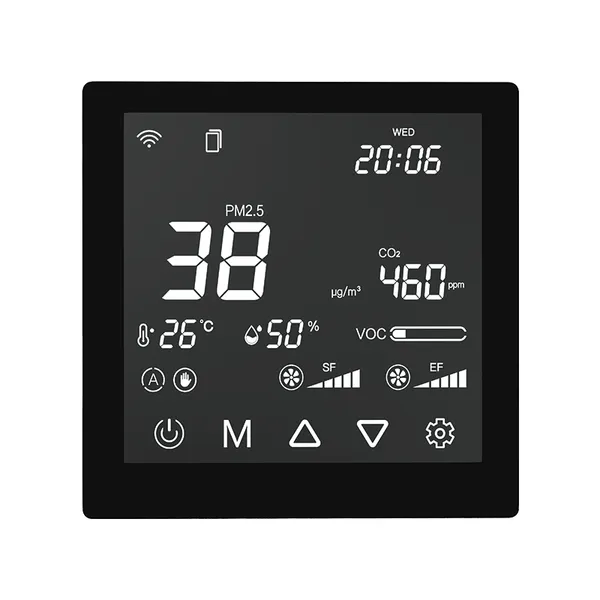 Новые продукты: система вентиляции HVAC для измерения VOC, PM2.5, CO2, температуры и влажности, контроллер вентилятора с Wi-Fi и выходами 0-10В, PWM
