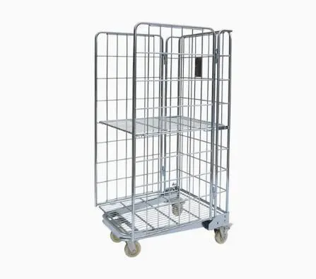 Wholesale Collapsible Logistic Trolley Roll Container Cage Trolley With Layers photo-3