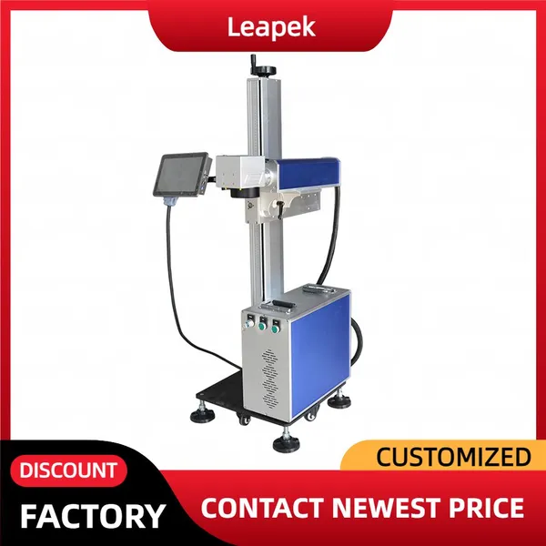 Production Line Cable Wire 30w Laser Printer Flying Fiber Laser Marking Machine