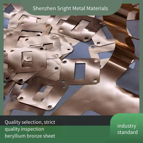 Sreet Beryllium Copper Sheets With Thicknesses of 0.05mm, 0.1mm, 0.2mm, C17200 Beryllium Bronze Sheets photo-2