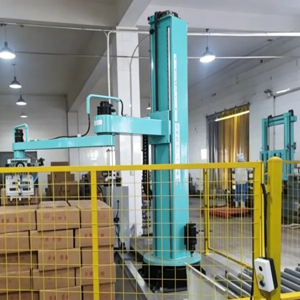 Single Arm Rotate Column Carton Case Palletizer Machine photo-2