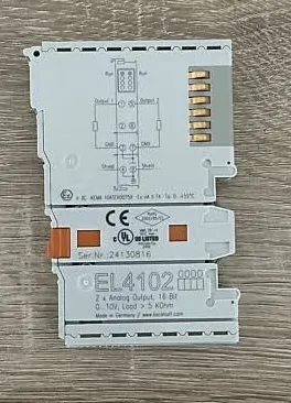 Beckhoff EL4102 EtherCAT Analog Output Terminal 2-Channel Voltage Output Module ±10V 16-Bit Industrial Automation I/O photo-3