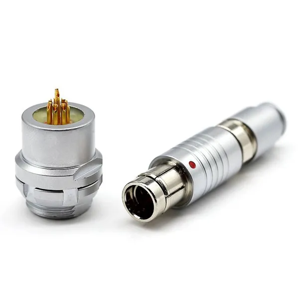 Push-Pull Self-locking Connector  Medical Cable With 4 Pin Circular Push Pull Power Connector 12 Pin