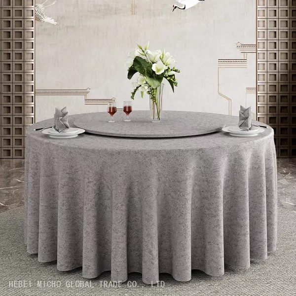HOMTE Polyester 30% Cotton 70% Tablecloth Wholesales for HoReCa Small MOQ photo-3